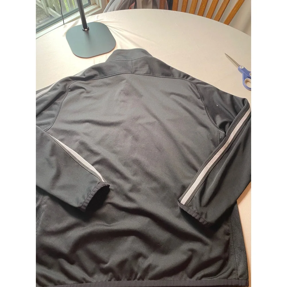 Nike Mens Full Zip Track Jacket Black Grey Mesh Panel 519534-011 XL